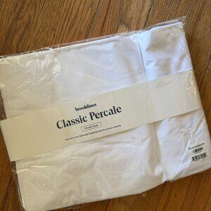 Classic Percale Duvet Cover White King